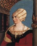 HOLBEIN, Hans the Younger Portrait of the Artist's Wife china oil painting reproduction